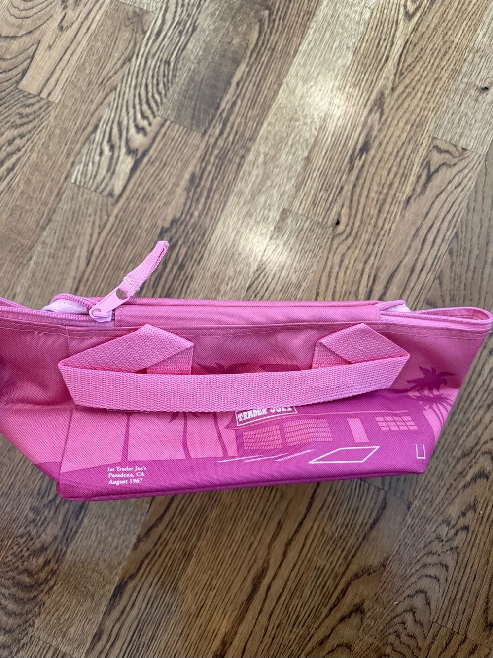 Trader Joe's Pink small Insulated Market Tote